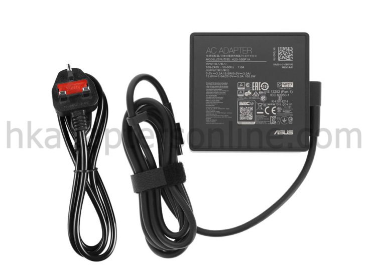 原廠 100W USB-C Asus AC100-00 Charger 充電器 電源 + 電源線 - Click Image to Close