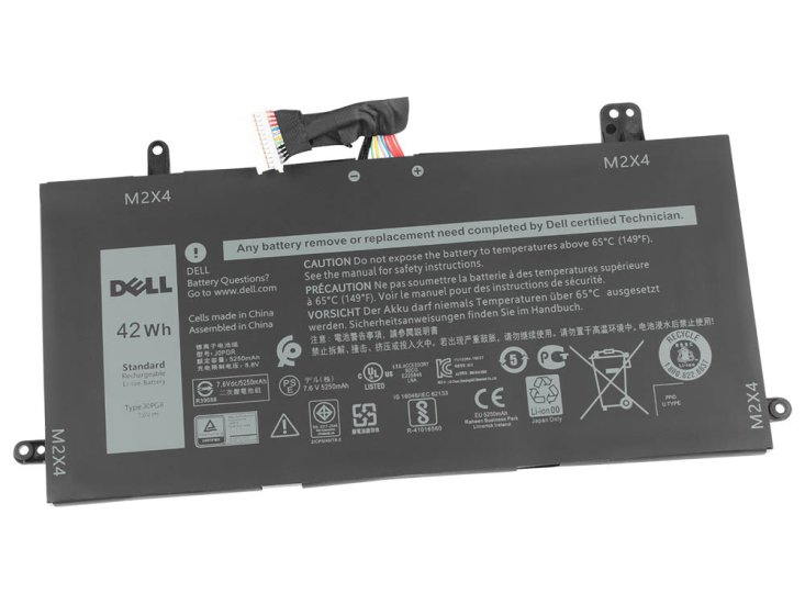 原廠 5250mAh 42Wh Dell 1WND8 JT90P 電池 - Click Image to Close