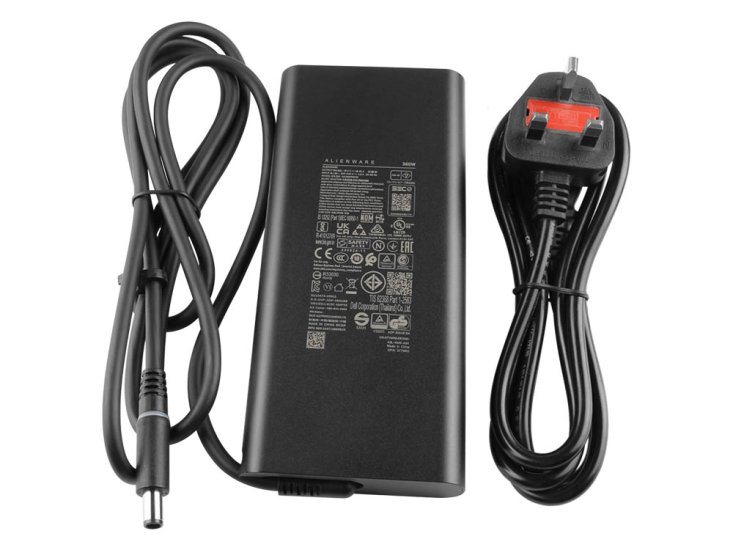 原廠 360W GaN Dell 2KH18 492-BDNZ Charger 充電器 電源 + 電源線 - Click Image to Close