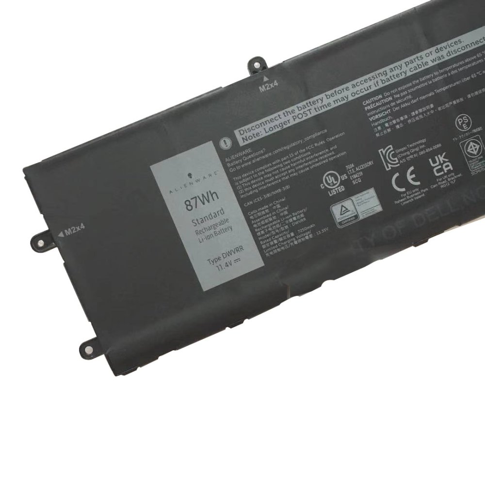 7250mAh 87Wh Dell CPL-817GN 451-BCVE 電池