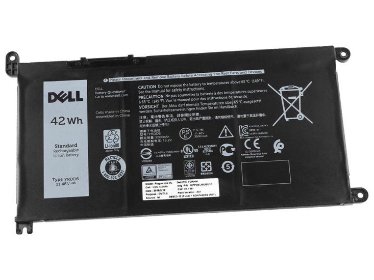 原裝 Dell Vostro 5490 P116G P116G001 電池 42Wh + 免費 送貨 - Click Image to Close