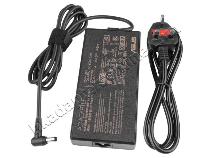 原裝 150W Asus 0A001-00082900 Charger 充電器 電源 + 電源線 - Click Image to Close