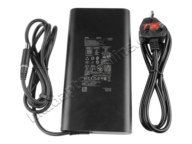 原廠 280W GaN Dell 02V9TY CN-02V9TY Charger 充電器 電源 + 電源線 - Click Image to Close