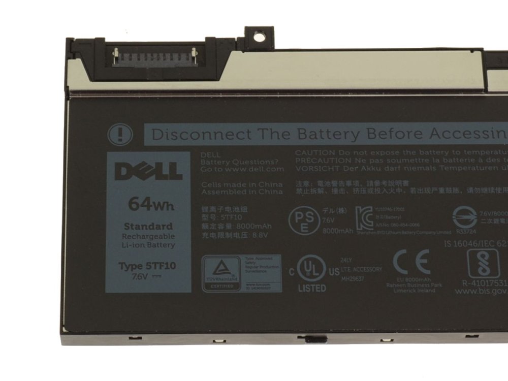 原廠 8000mAh 64Wh Dell 451-BCJE 451-BCOG 電池