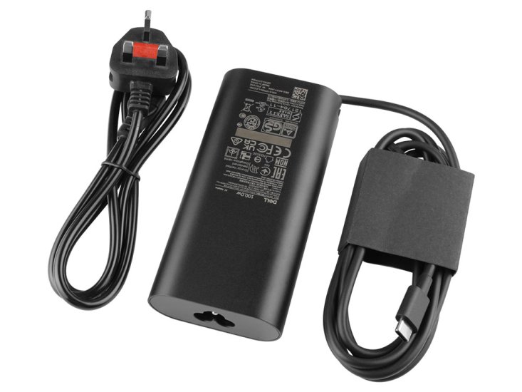 原廠 100W USB-C Dell 492-BDKM Charger 充電器 電源 + 電源線 - Click Image to Close