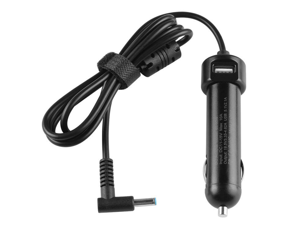 65W Laptop Charger Compatible With 17-f136ds Car Adapter