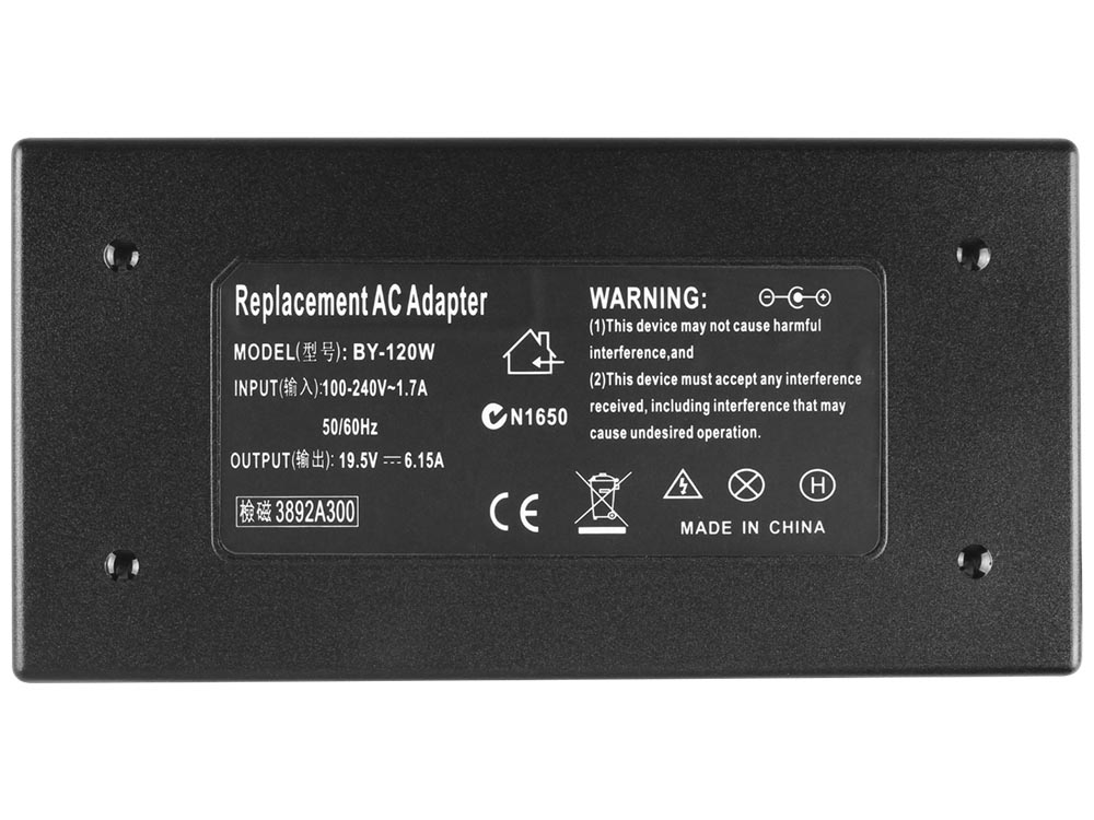 120W Laptop Charger Compatible With 710415-001 + Cord