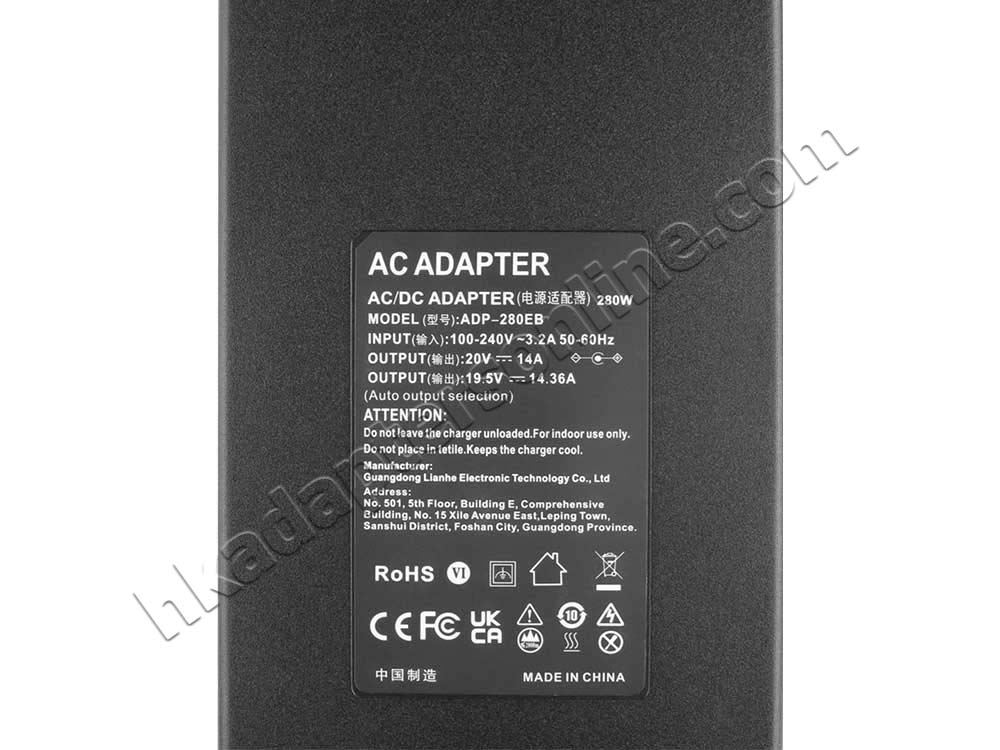 280W Acer Nitro 5 AN515-46-R1A1 Charger 充電器 電源 + 電源線