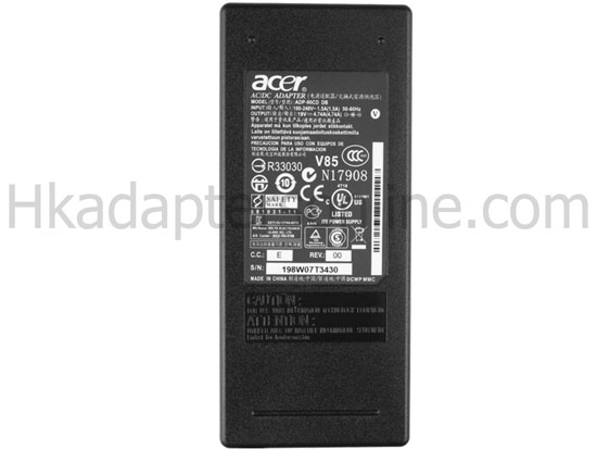 原裝 90W Charger 充電器 電源 + 電源線 Acer TravelMate 507 524TXV 513T 5220