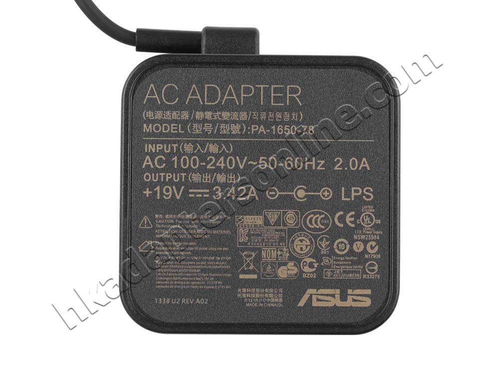 原廠 65W Asus 0A001-01050600 Charger 充電器 電源 + 電源線