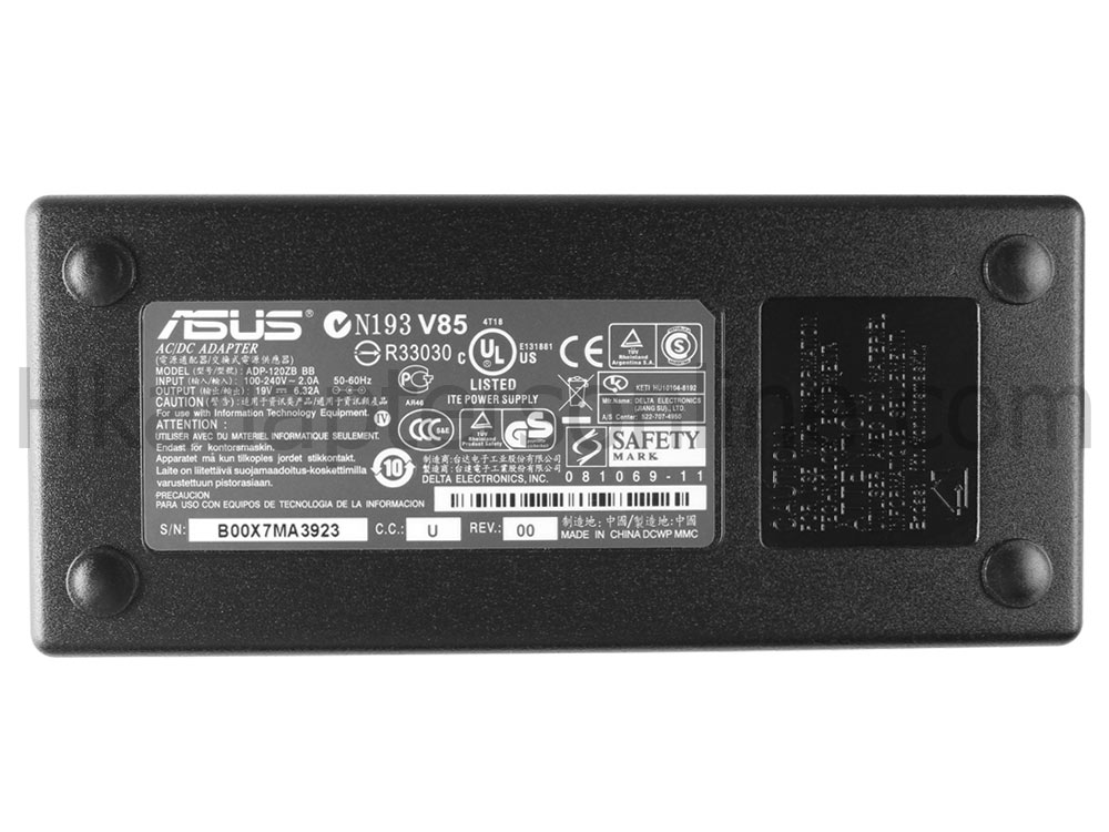 原裝 120W Asus N76VZ-V2G-T1040 Charger 充電器 電源 + 電源線