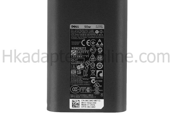 原裝 90W Dell 450-16862 Charger 充電器 電源 + 電源線