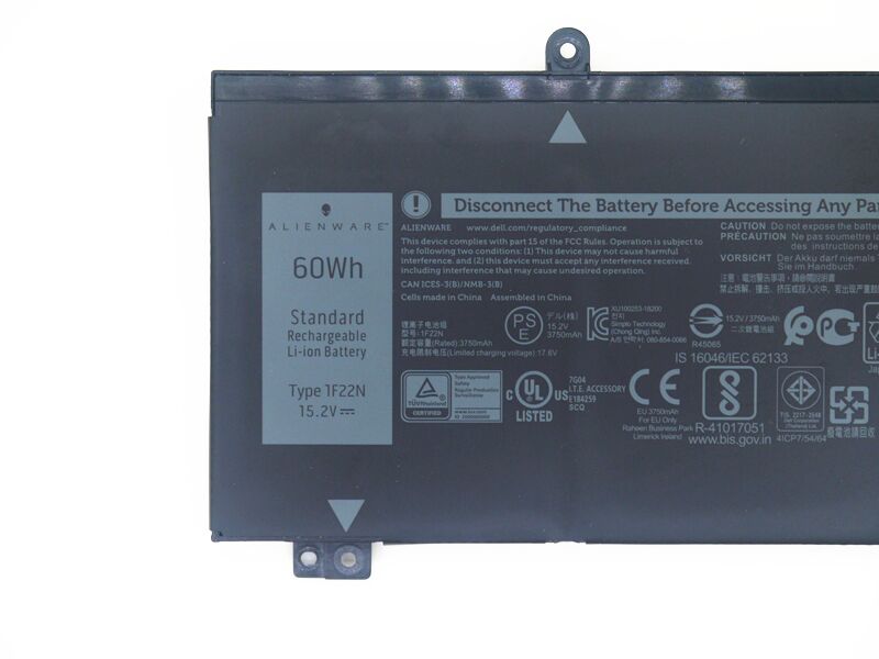 原廠 60Wh 3750mAh Dell 01F22N 451-BCHR 電池