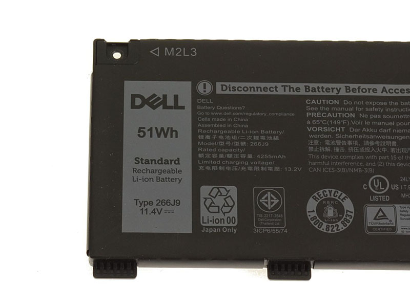 原廠 4255mAh 51Wh Dell OM4GWP PN1VN 電池