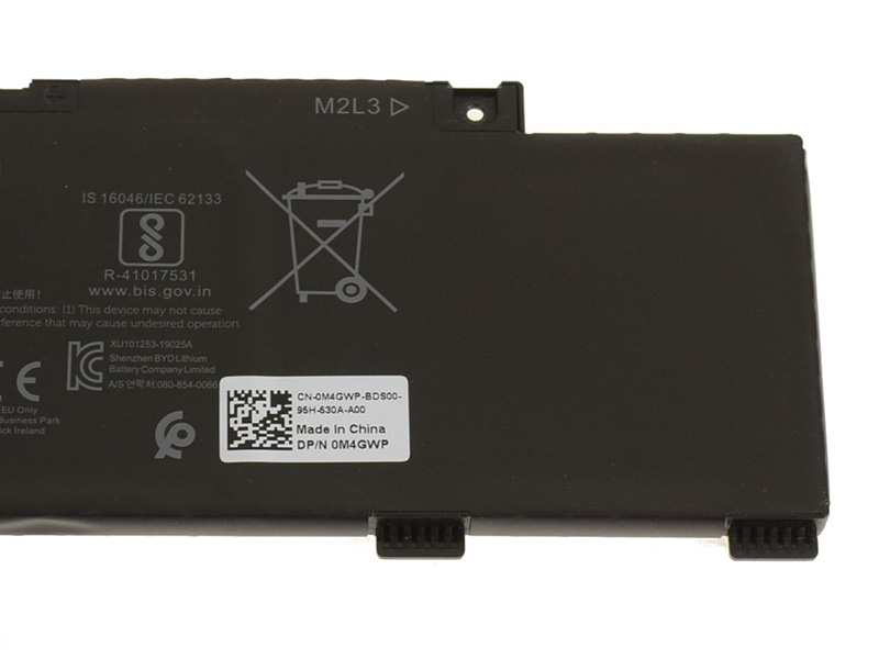 原廠 4255mAh 51Wh Dell OM4GWP PN1VN 電池