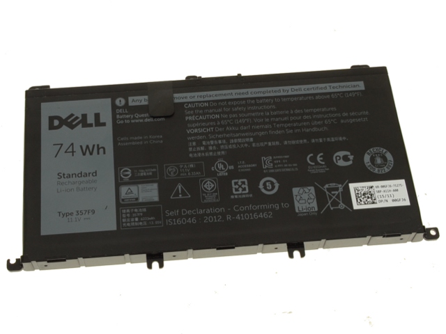 P65f001 dell аккумулятор