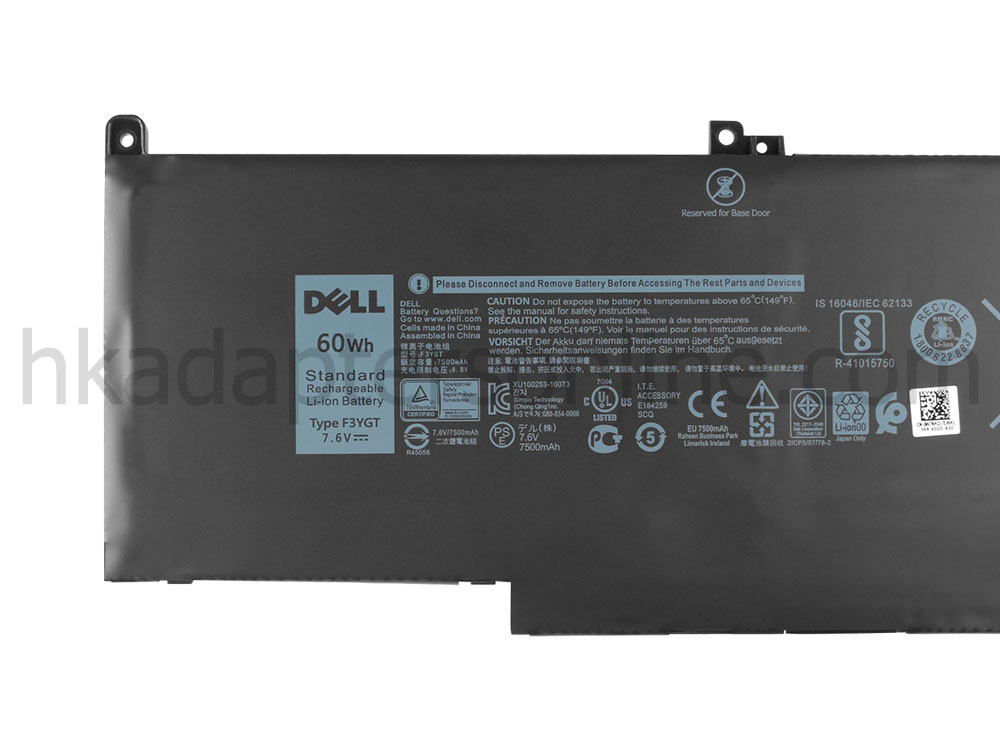 60Wh 7500mAh Dell 0DM3WC OV494O 電池