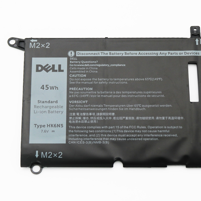 原裝 5618mAh 45Wh Dell 0HK6N5 2ICP4/60/81-2 電池