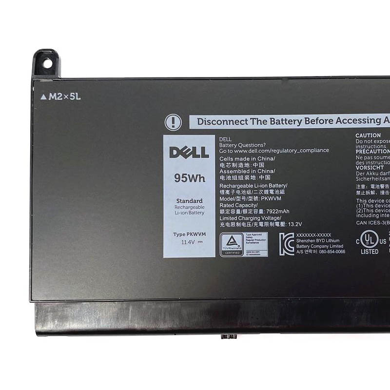 原廠 7922mAh 95Wh Dell 3HK45 453-BBCQ 電池