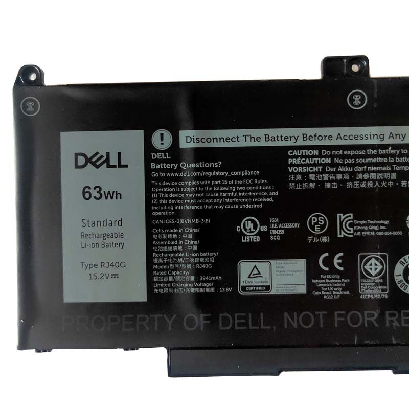 4145mAh 63Wh Dell 0M033W M033W 電池