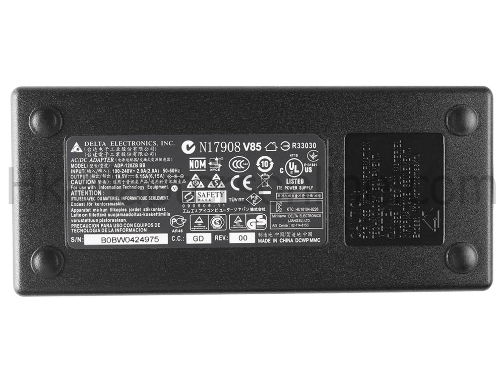 原裝 120W MSI S93-0403460-C54 Charger 充電器 電源 + 電源線