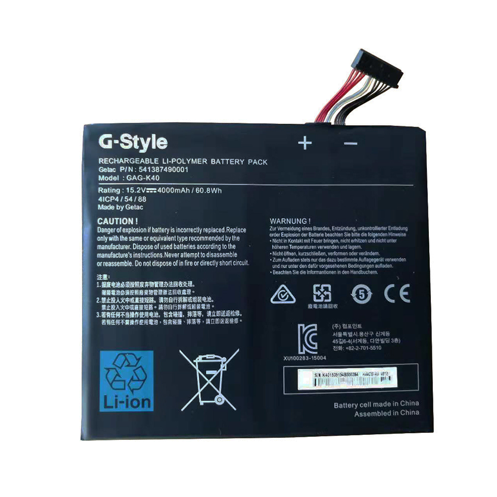 4000mAh 60.8Wh 4芯 Gigabyte 541387490001 電池