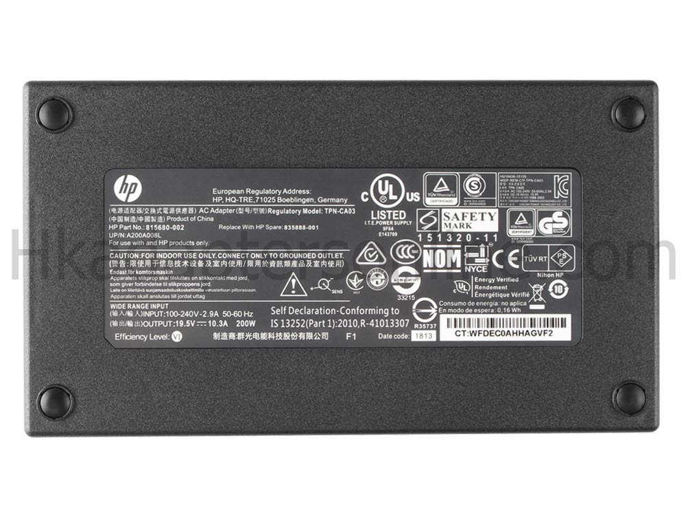 原裝 200W HP A200A05DL Charger 充電器 電源 + 電源線