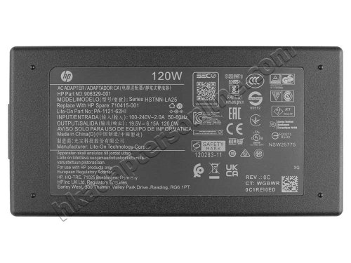 原廠 120W HP TPN-CA28 Charger 充電器 電源 + 電源線