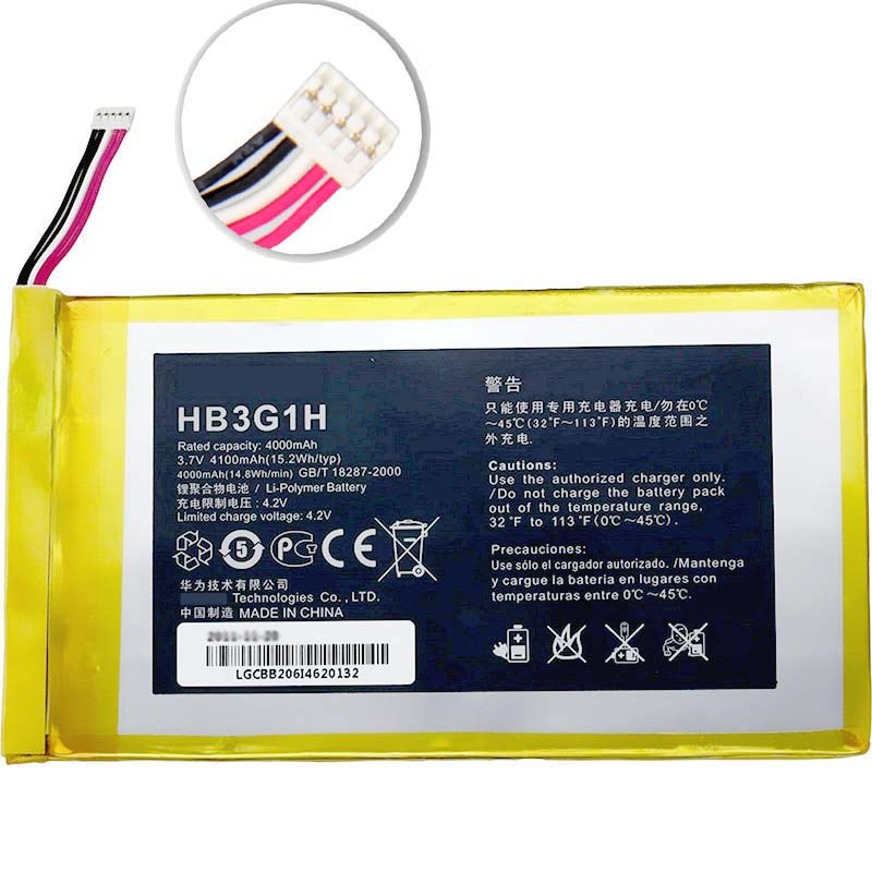 4100mAh 15.2Wh 1芯 Huawei HB3G1 HB3G1H 電池