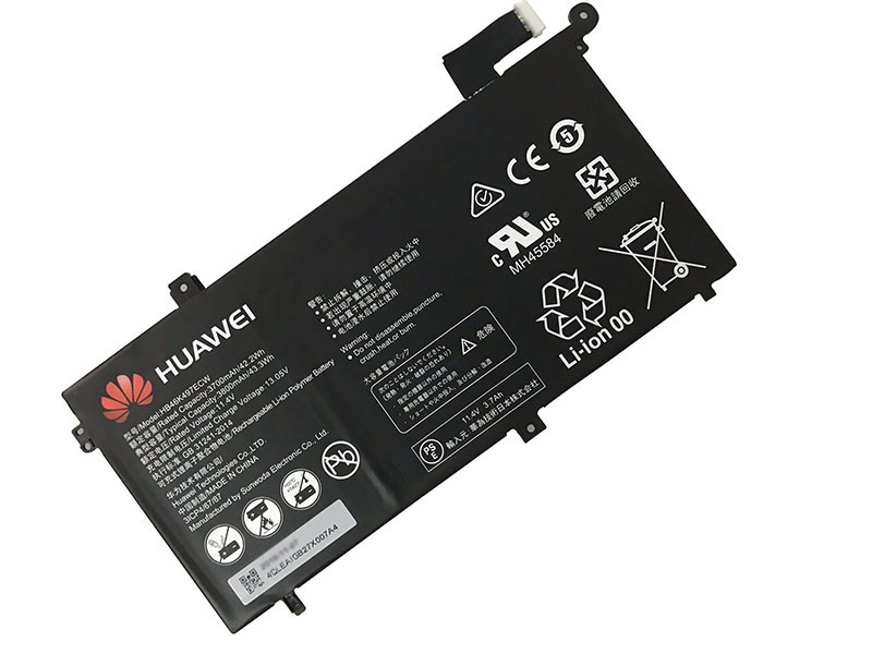 3700mAh 42.2Wh 3芯 Original Huawei MRC-W60 電池