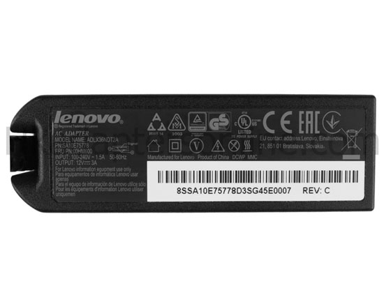 36W Lenovo ThinkPad Helix 20CH 20CH000CUS Charger 充電器 電源 + 電源線