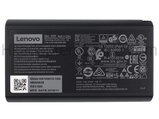 原廠 65W USB-C Lenovo IdeaPad Slim 5 16ARP10 83HU Charger 充電器 電源 + 電源線