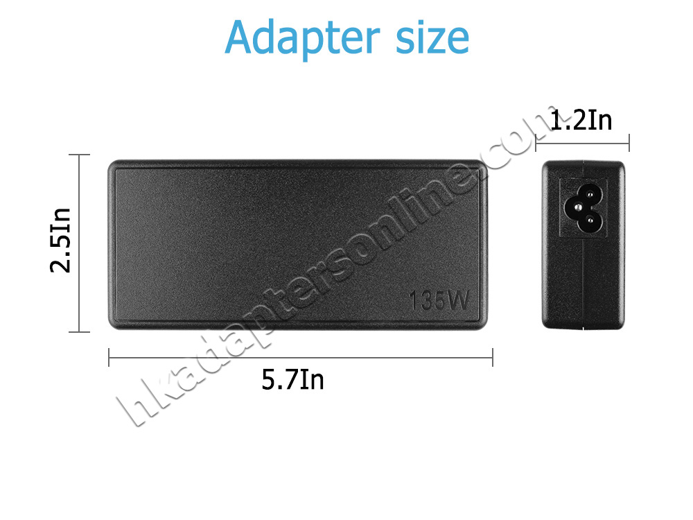 原裝 135W Lenovo LOQ 15IAX9E 83LK004SHH Charger 充電器 電源 + 電源線