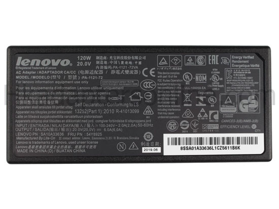 原裝 120W Lenovo 5A10V03245 Charger 充電器 電源 + 電源線