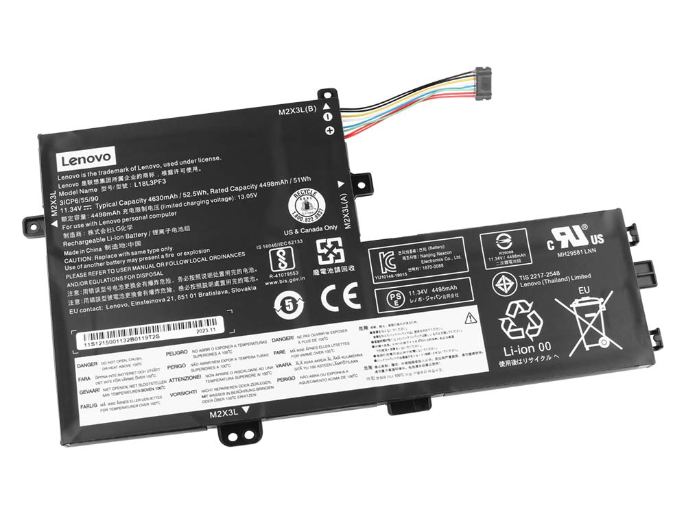 4610mAh 52.5Wh 3芯Lenovo ideapad C340-15IWL 81N5 電池