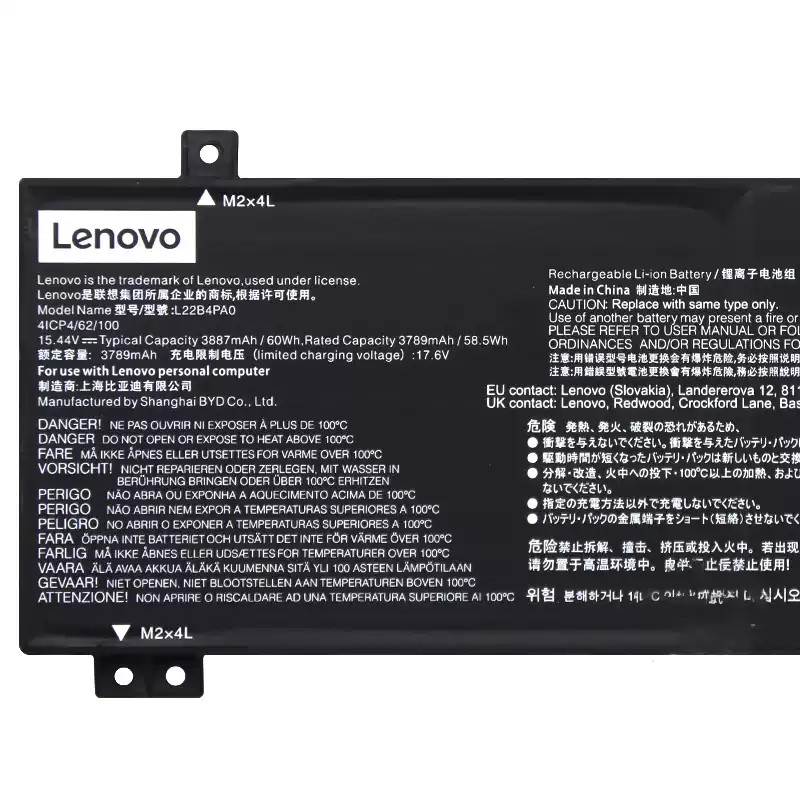 原廠 電池 3887mAh 60Wh Lenovo 5B11K38529
