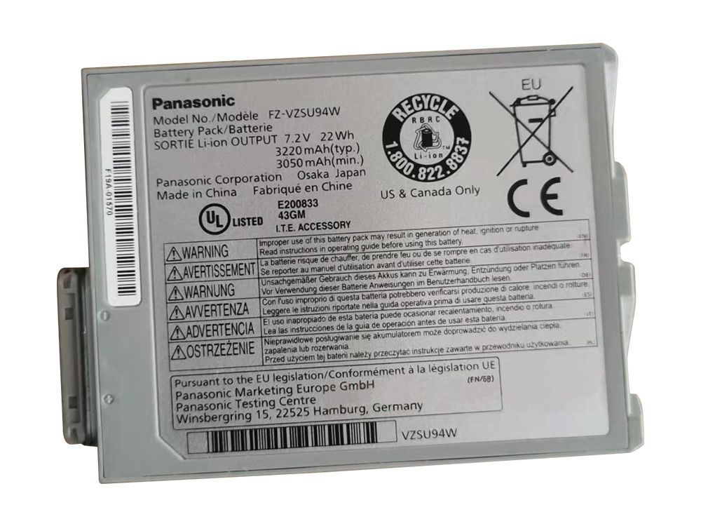 原廠 電池 3050mAh 22Wh Panasonic Toughpad FZ-M1