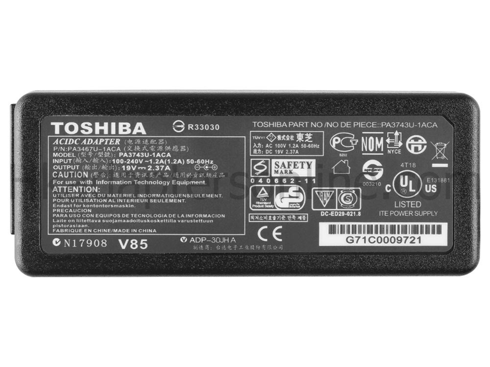 原裝 45W Toshiba Portege R930-14Z Charger 充電器 電源 電源線